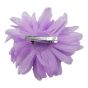 Organza and fabric flower concord with bead and rhinestone detail.
Includes a brooch pin attachment.