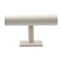 White Leatherette Bangle Stand