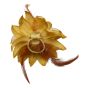 Assorted Natural Coloured Hair Flower Elastic/Brooch 