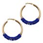 Beaded Hoop Earrings