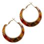 Tartan Pierced Hopp Earrings