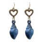 Assorted Diamante Heart & Seashells Drop Earrings