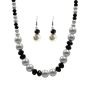 Venetti Glass Pearl & Bead Necklace and Drop Earrings Set