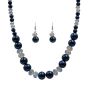 Venetti Glass Pearl & Bead Necklace and Drop Earrings Set