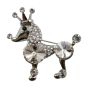 Venetti Diamante Dog Brooch