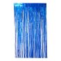 Holographic fringe door curtain.
