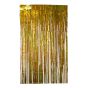 Holographic fringe door curtain.