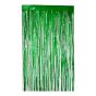 Holographic fringe door curtain.