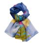 Floral Print Chiffon Scarf