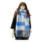 Ladies Chunky Checked Winter Fringed Scarves 