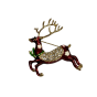 Christmas Reindeer Brooch
