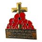 Venetti Collection antique Gold colour plated memorial remembrance day cross with poppies brooch .

Available as a pack of 3 .

Comes on a Venetti Colletion display card wit opp bag with euro hole for easy sale .

Size approx 4.5 x 5.2 cm