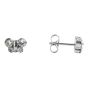 Studex stainless steel, sensitive April crystal birthstone butterfly stud earrings.
Sensitive range are hypo-allergenic and ideal for sensitive ears.
