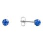 Studex stainless steel, sensitive fireball stud earrings with Sapphire crystal stones.
Sensitive range are hypo-allergenic and ideal for sensitive ears.
Measuring 4.5mm in diameter.
