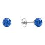 Studex stainless steel, sensitive fireball stud earrings with Sapphire crystal stones.
Sensitive range are hypo-allergenic and ideal for sensitive ears.
Measuring 6mm in diameter.
