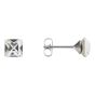 Studex stainless steel, sensitive stud earrings with square crystal stones.
Sensitive range are hypo-allergenic and ideal for sensitive ears.
Measuring 6mm x 6mm.
