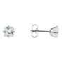 Studex stainless steel, sensitive stud earrings with Princess cut Clear cubic zirconia stones.
Sensitive range are hypo-allergenic and ideal for sensitive ears.
Measuring 5mm x 5mm.
