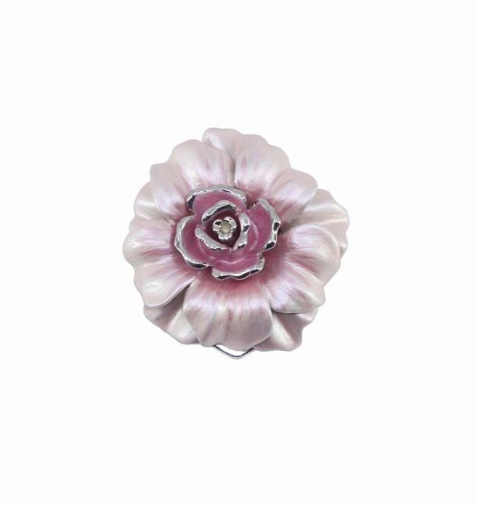 Venetti Enamel Flower Scarf Clip (£1.50 Each)