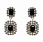 Diamante Pierced Drop Earrings (£2.20 Per pair)