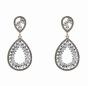 Diamante Pierced Drop Earrings (£2.20 per pair)