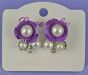 Pearl Flower Stud Earrings (52p Each)
