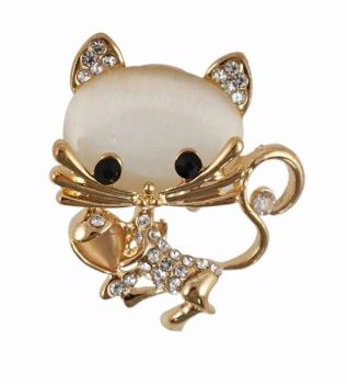 Venetti Collection Cat Brooch (£1.20 Each)
