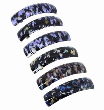 Pearlescent Abstract French Clips (35p Each)