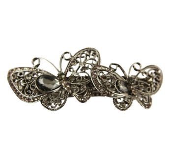 Diamante Butterfly French Clip (£1.20 Each)