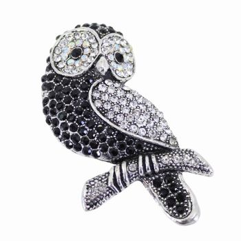 Venetti Collection Diamante Owl Brooches (£1.95 Each)