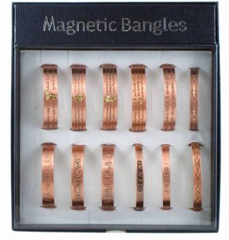 Assorted Religious Magnetic Bangles (£3.85 Each)