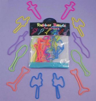 Assorted Weapon Rubber Bands