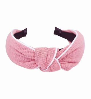 Cotton Feel Alice Band With Knot Design (£1.40 Each)