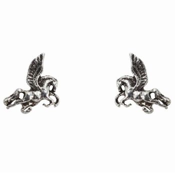 Silver Pegasus Stud Earrings (£1.80 Each)