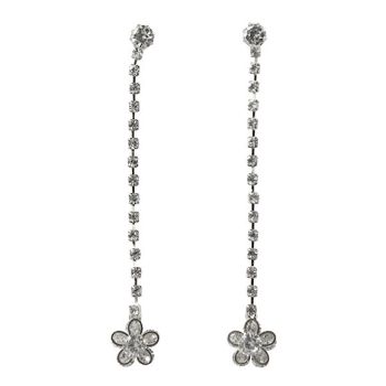 Venetti Diamante Flower Drop Earrings (£1.40 Each)