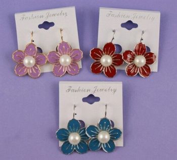 Flower and Pearl Drops (95p each)