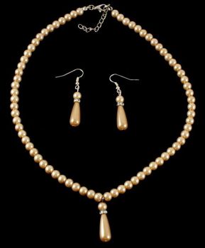 Venetti Pearl Necklace and Drop Earring Set (£1.20 Each)