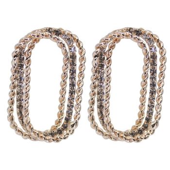 Venetti Diamante Pierced Stud Earrings (£1.00 Each)