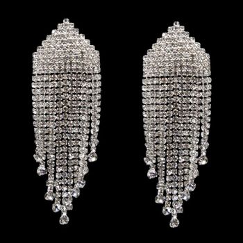 Venetti Diamante Pierced Drop Earrings (£2.50 per pair)