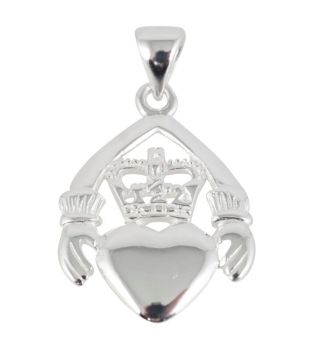Silver Claddagh Pendant (£3.95 Each)
