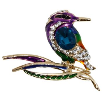 Venetti Diamante Bird Brooch (£1.40 Each)