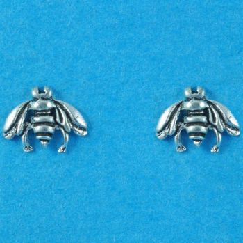Silver Bee Stud Earrings (£1.80 Each)