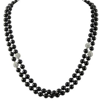 Venetti Glass Pearl & Diamante Necklace (£2.20 Each)