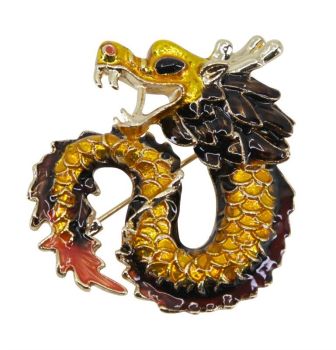 Venetti Enamelled Dragon Brooch (£1.20 Each)