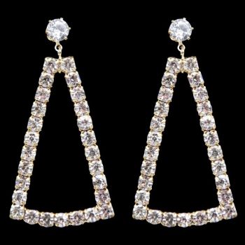 Venetti Diamante Pierced Drop Earrings (£1.40 Each)