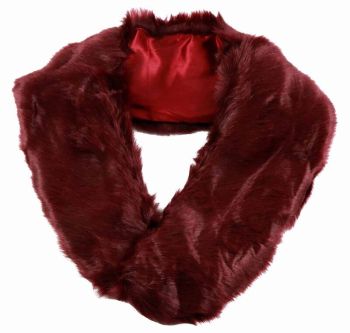 Ladies Faux Fur Collar Scarf