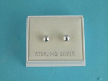 5mm Silver Ball Stud