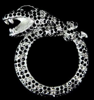 Diamante Snake Brooch (£1.85 Each)