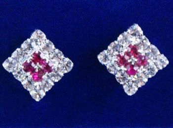 Diamante Clip-On Stud Earrings (80p Each)