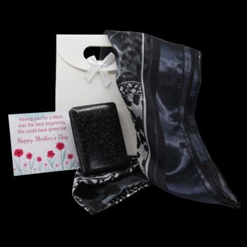 Mother's Day Animal Print Scarf & Compact Mirror Gift Set (£2.60 Each)