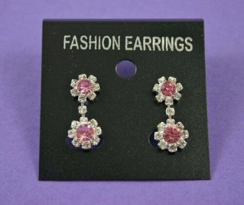 Fancy diamante earrings (£1.35 Each)